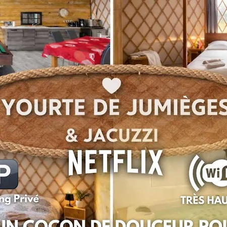 Yourte Spacieuse Avec Jacuzzi Privatif à - Api-1-52-1517